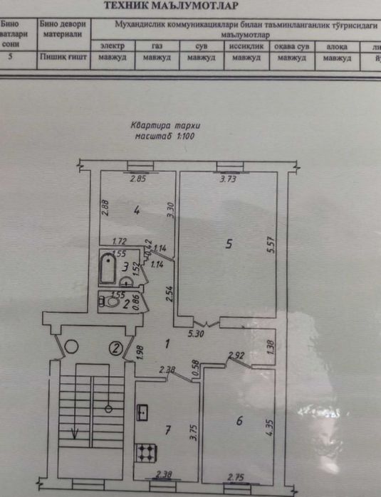 Лучшее предлодение!!! 3/3/5, 68 м2