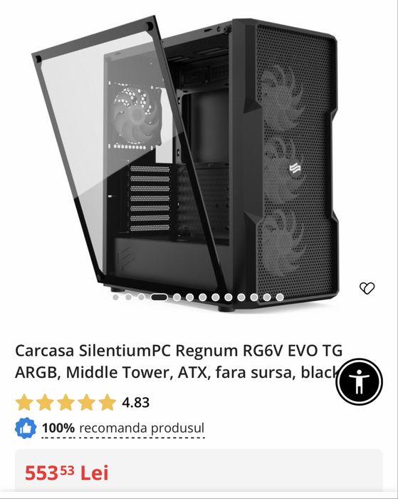 PC Gaming i9-10900K + RTX 2070 SUPER 8GB / 32GB / NVMe 1TB / SilentiumPC / Corsair AIO