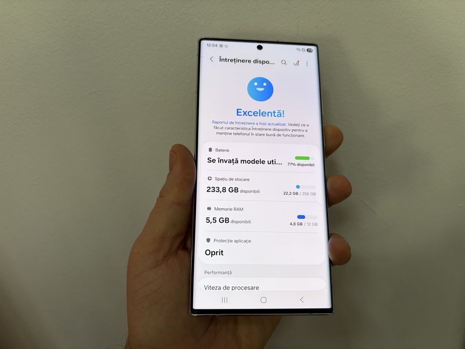 Samsung Galaxy S22 Ultra, 256 gb, 12 gb, 5G, White