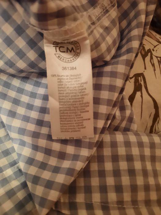 Bluza din bumbac cu broderie florala mărimea 42-44