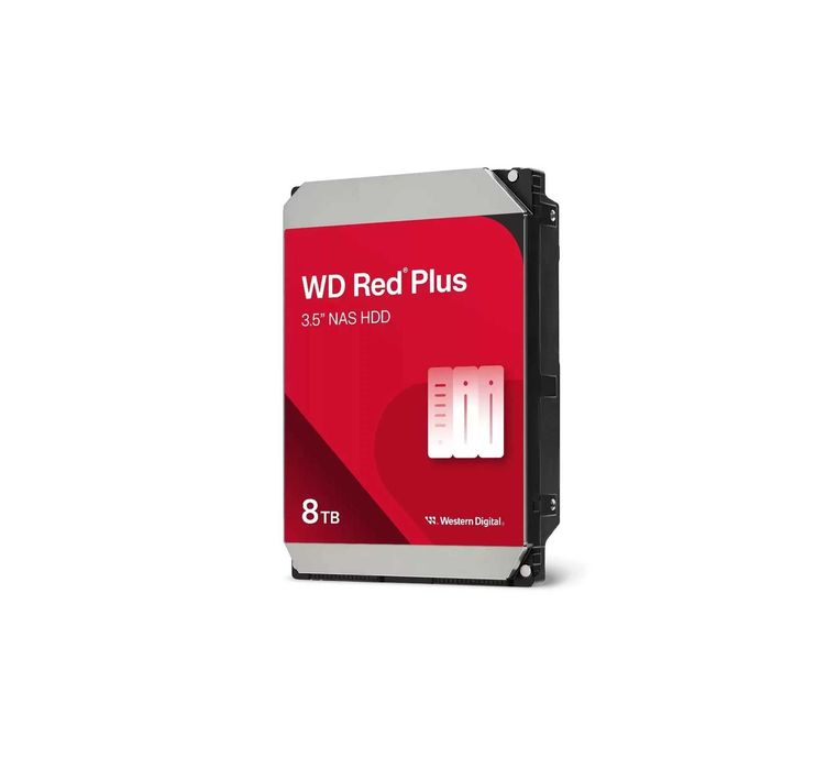 | Жесткий диск HDD 8TB WD Red Plus WD80EFPX SATA 3 Накопитель 256MB