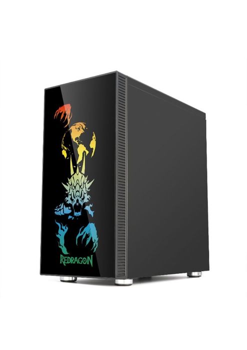 Carcasa Redragon Steeljaw Pro, Mid-Tower, , ATX, Bl telecomanda RGB