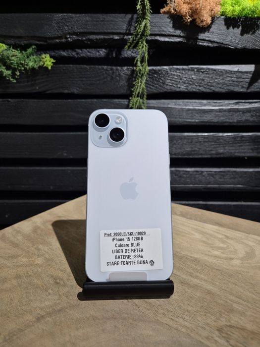 iPhone 15 128gb Blue Bat 85%-88% Neverlocked/ Fact+Garantie