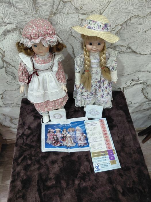 Куклы форфоровые Роса и Луиза.
