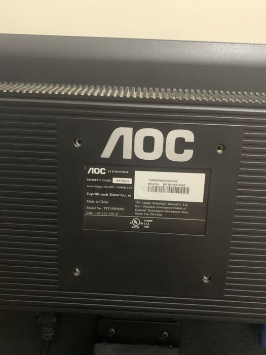 Monitor Aoc 19 60Hz
