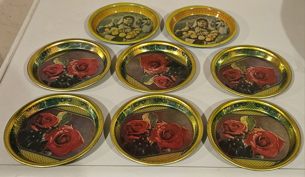 Метални соц подложки - 8 броя