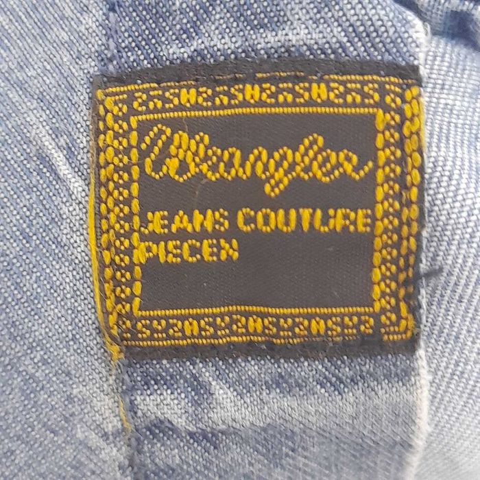 VTG Wrangler Long Sleeve Chambray Shirt/50-52/Винтажная Рубашка Шамбре