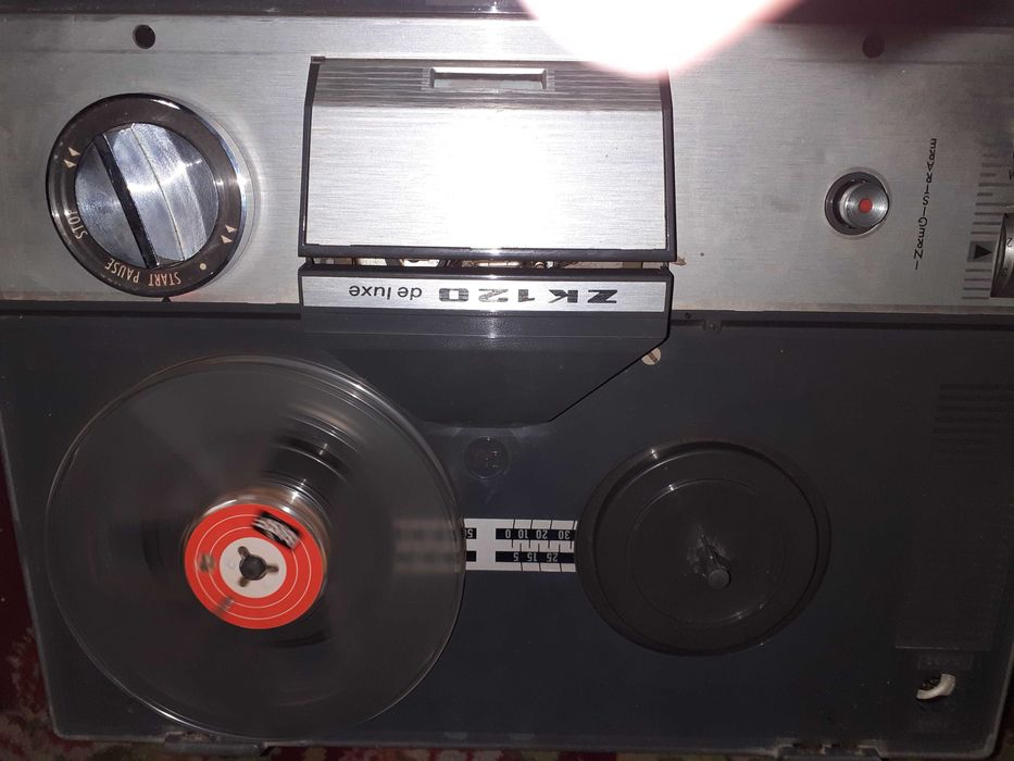 magnetofon vintage zk 120 de lux unitra licenta grundig,