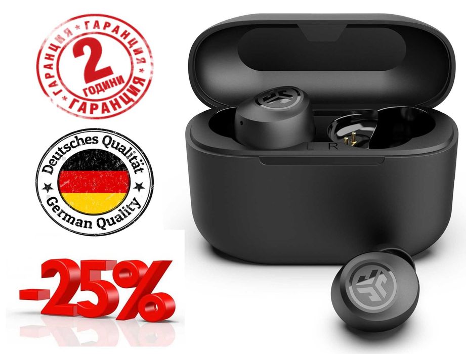 ПРОМО Нови Безжични Слушалки JLab GO Air Pop+ TWS DualConnect Гаранция