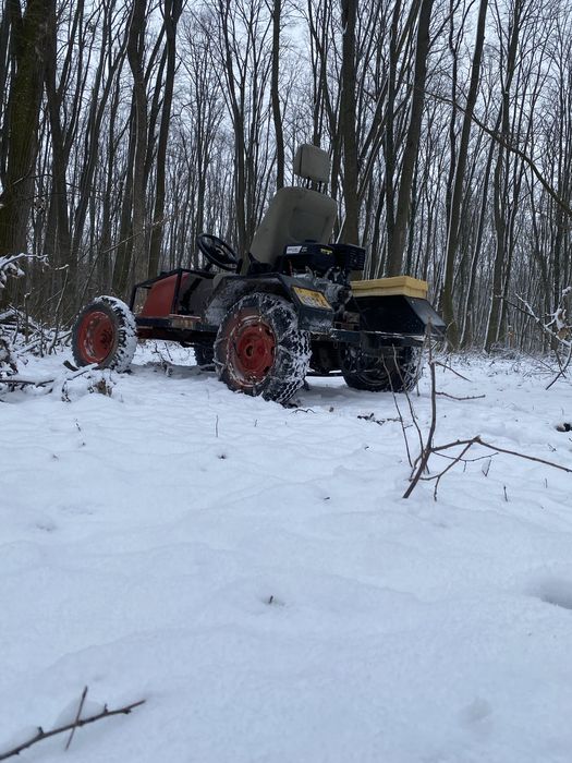 Vând buggy facut de mine cu motor cu pornire la chaie si la sfoara