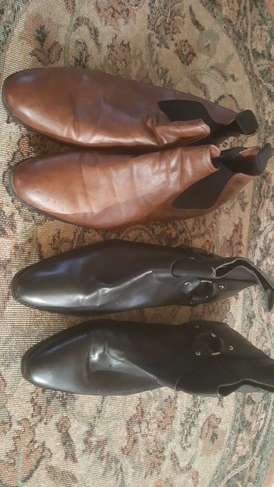 Ghete și bocanci militari piele bărbații marime mare calitate import