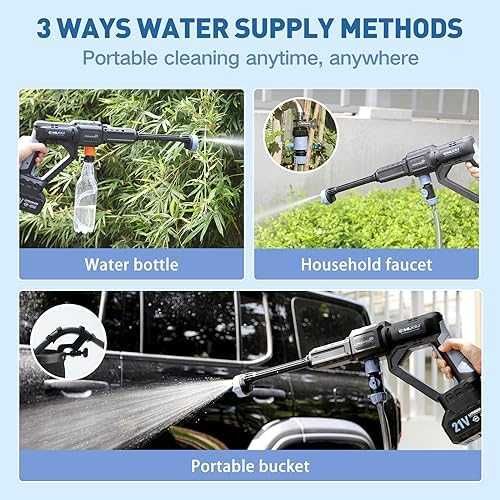 Безжична миячка под налягане CQWLKEJ почистване поливане на автомобил