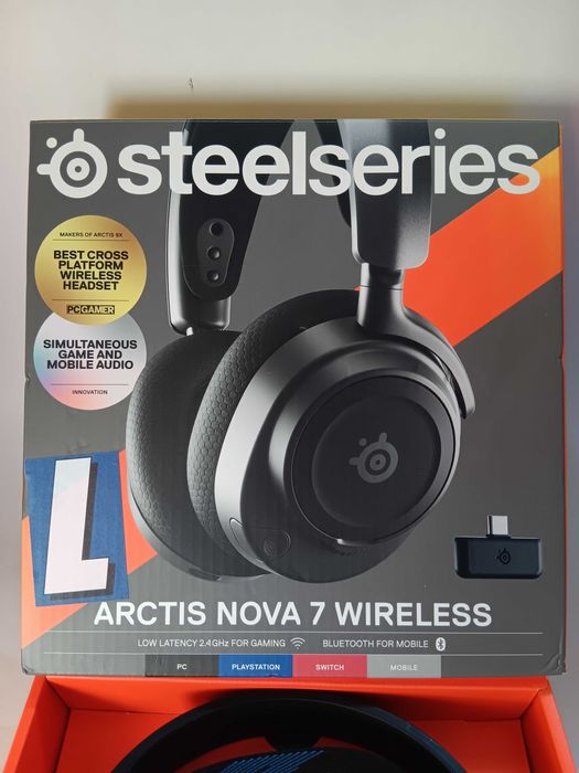 Casti STEELSERIES Arctis Nova 7 7.1 ( wirelesss) Gaming Headset- Black