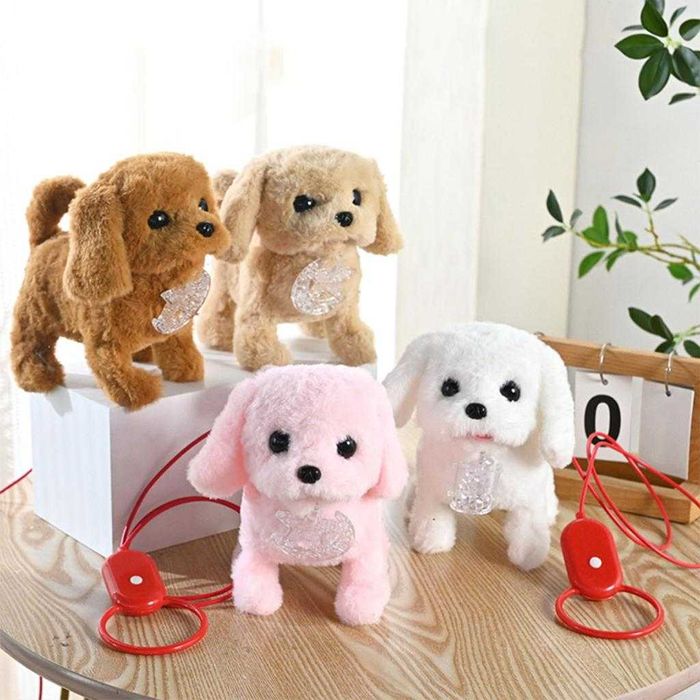 Jucarie Catelus de plus cu lesa.