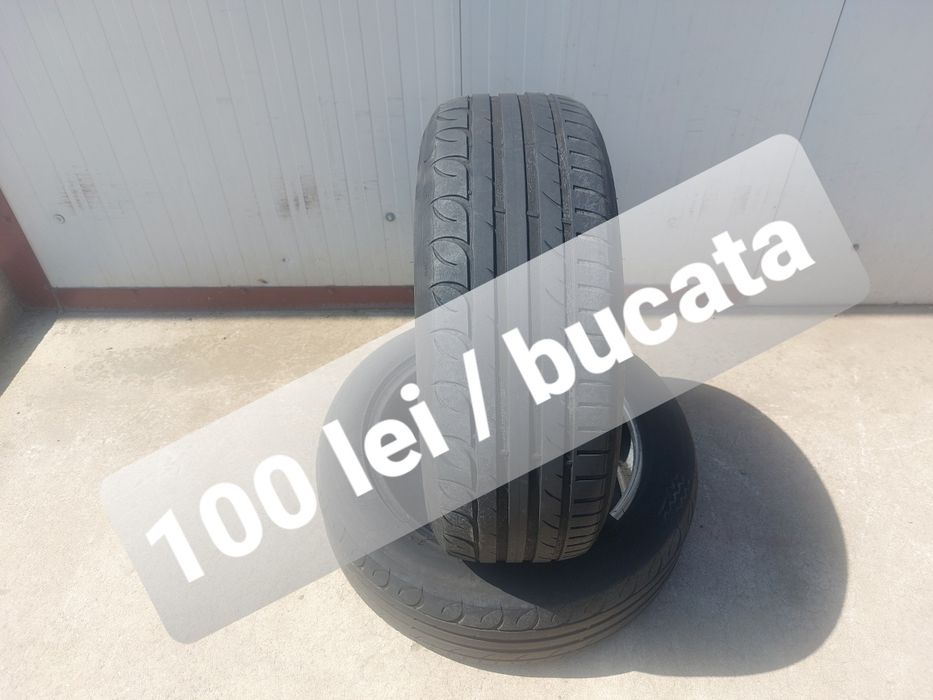 100 lei bucata! Doua anvelope de vara 205 55 17 Riken