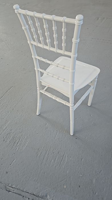 Scaune tiffany albe PPR 100%