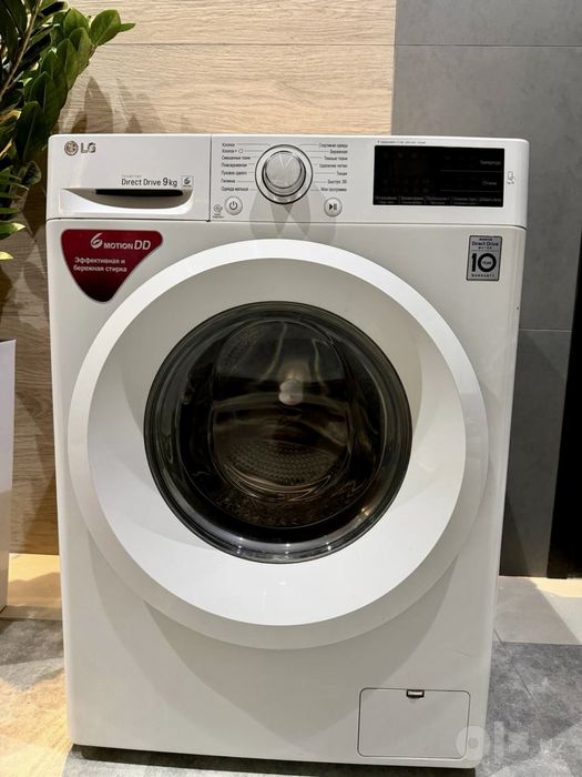 LG Inverter Direct Drive 9 кг кир ювиш машинаси / Жуда яхши ҳолатда