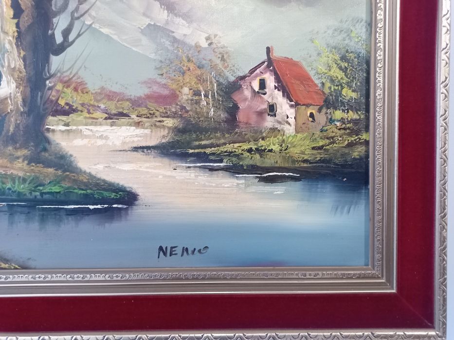 Авторски маслен пейзаж от Германия