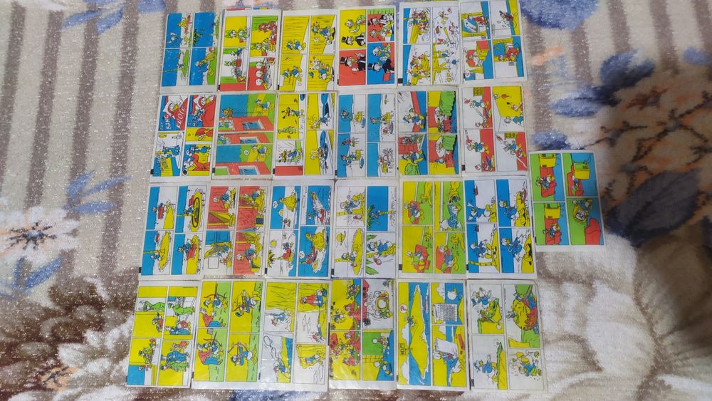 Вкладыши от жевательной резинки donald