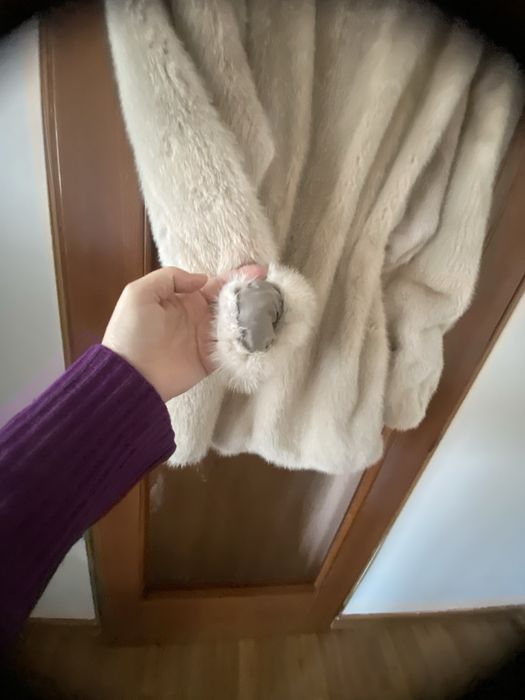 Blana nurca vizon alba marime L