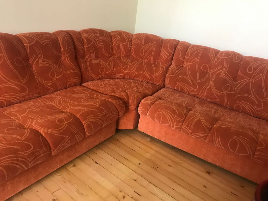 Ъглов комплект за хол 2 фотьойла и 2 таборетки поръчка