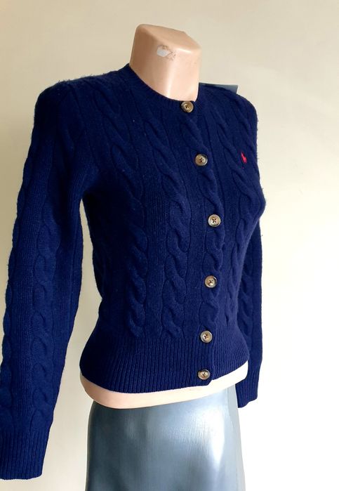 POLO Ralph Lauren Cable Wool / XXS НОВО ОРИГИНАЛ! Дамска Жилетка
