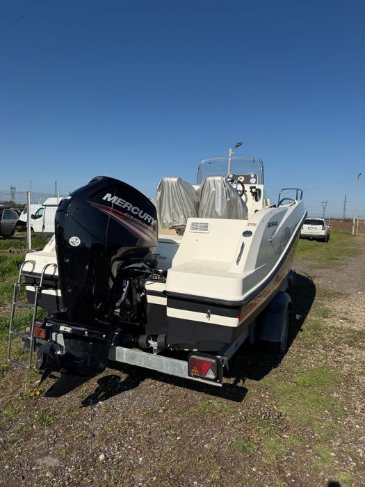 Quicksilver Activ 555 Open + Mercury 100 CP + Peridoc / Acte complete / gata de sezon