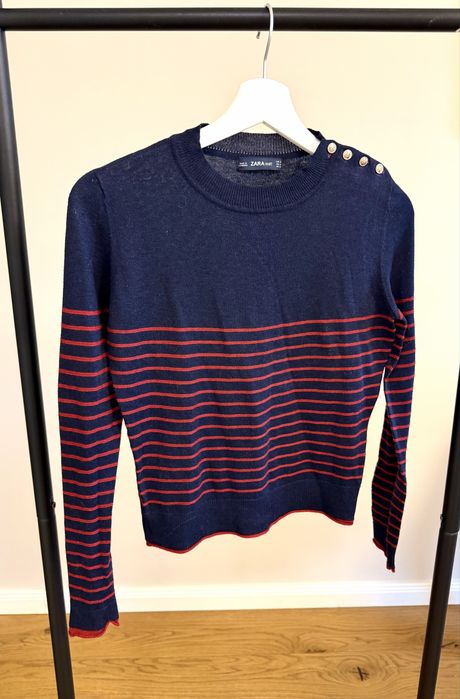 ZARA памучна блуза