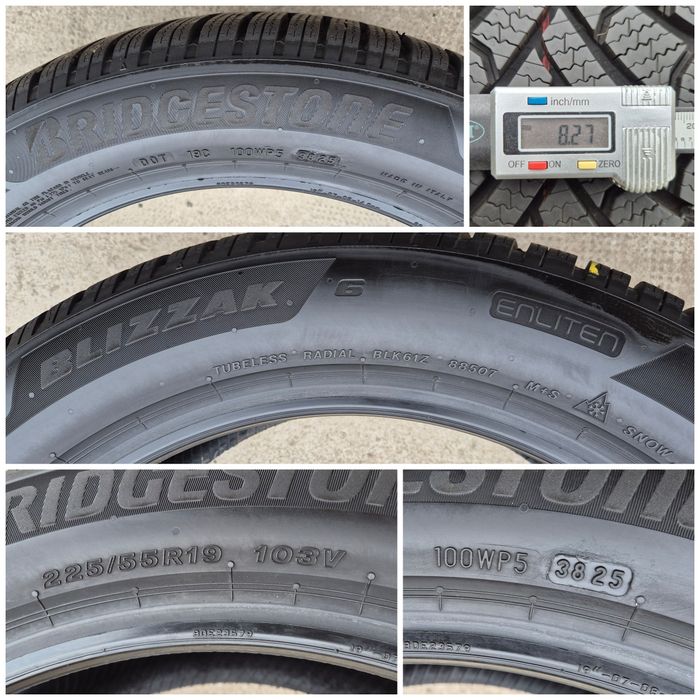 O bucată 225/55 R19 M+S iarnă - una Bridgestone