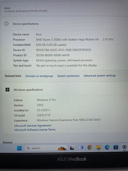 ASUS Vivobook 15 X512D