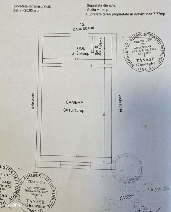 Garsoniera de vanzare – zona Energia, Constanta