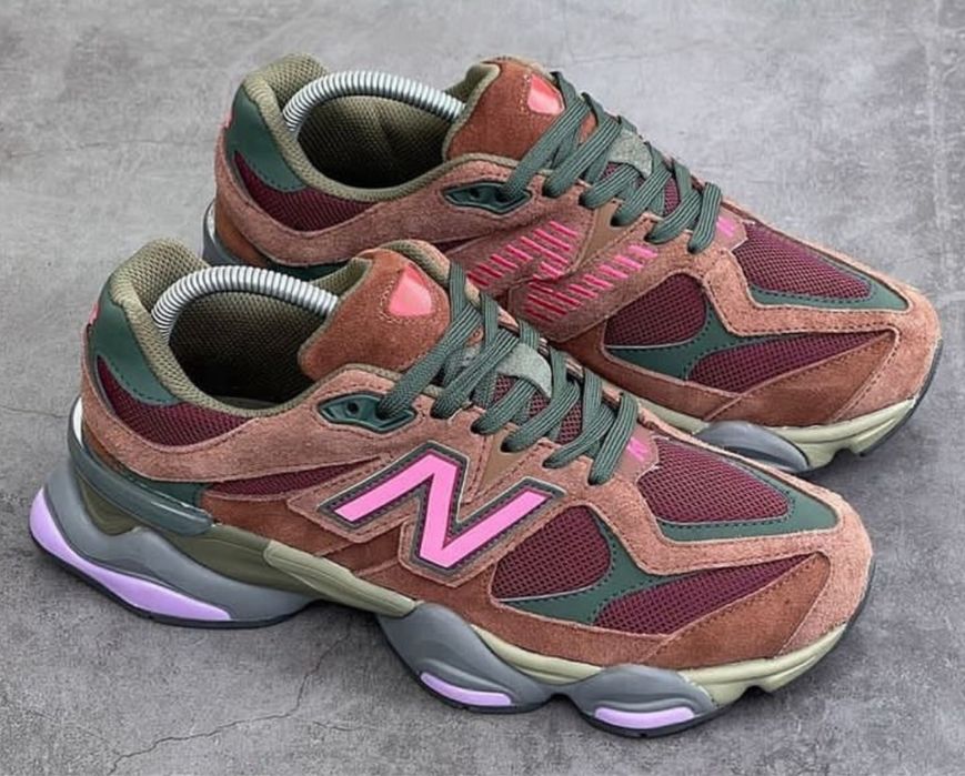Нови дамски маратонки New Balance 9060 Rich Oak Burgundy