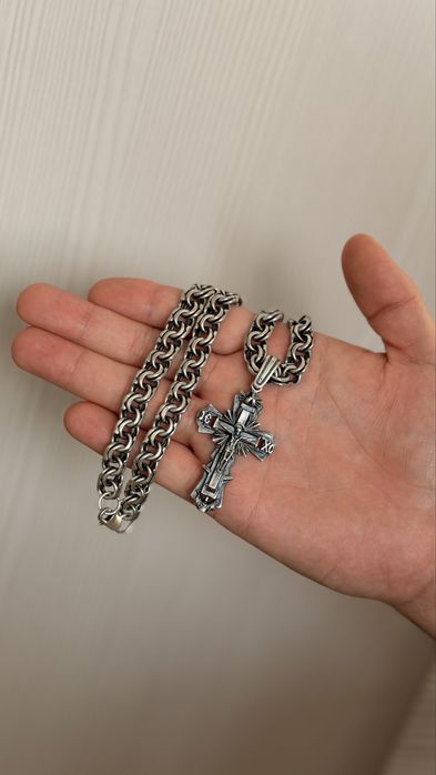 Продам цепочку и крест
