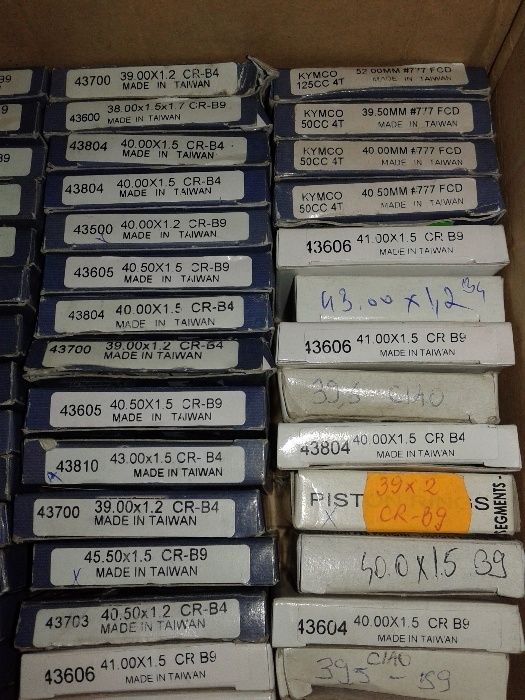 Segmenti scuter 2 timpi si 4 timpi