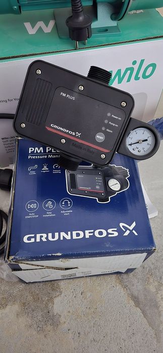 Хидрофорна помпа Wilo и пресустат Grundfos PM