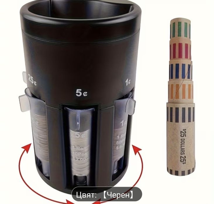 Ръчен 5 в 1 сортиращ брояч за евромонети