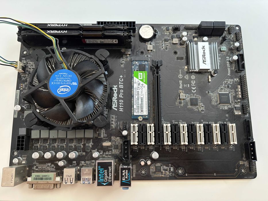 Дъно asrock + процесор Celeron 2.9GHz + RAM 8GB