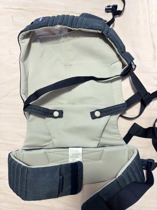 Ергономично кенгуру 3 в 1 Chicco - Myamaki Complete, Denim Cyclamen