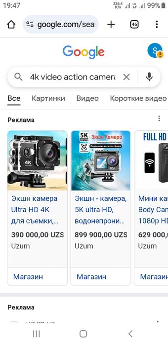 4k action camera