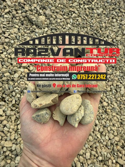 Piatra concasată 16–32 mm – livrare rapidă, calitate garantată