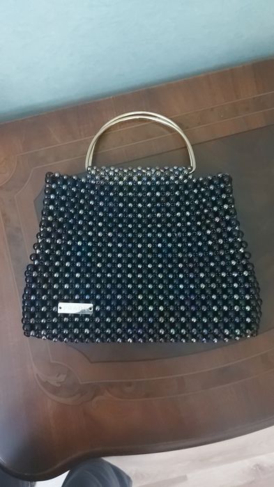 Сумка из бусин, ручная работа