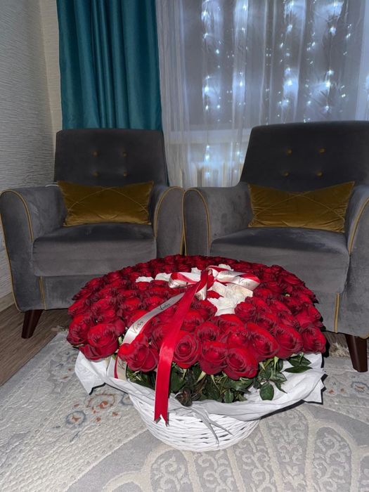 Продам цветы 101 розу