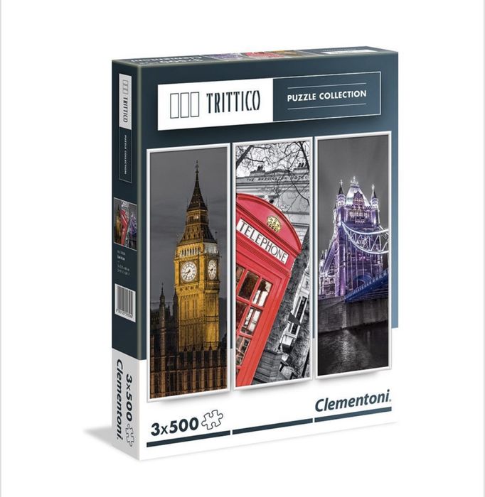 Clementoni Три пъзелa LONDON TRITTICO 1500 части