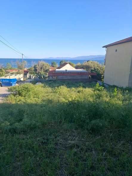 Продава парцел с прекрасна гледка море 400 м2 в Аспровалта, Гърция