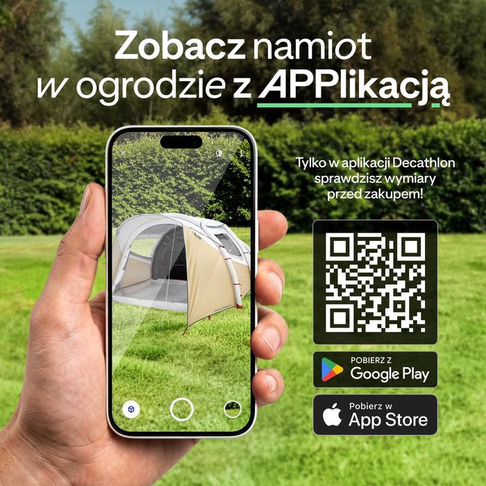 Cort de camping 4 persoane, Fresh & - produs resigilat Decathlon