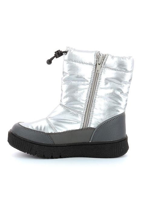 Детски непромокаеми ботуши Kickers kids с подплата, Сребристи 33 номер