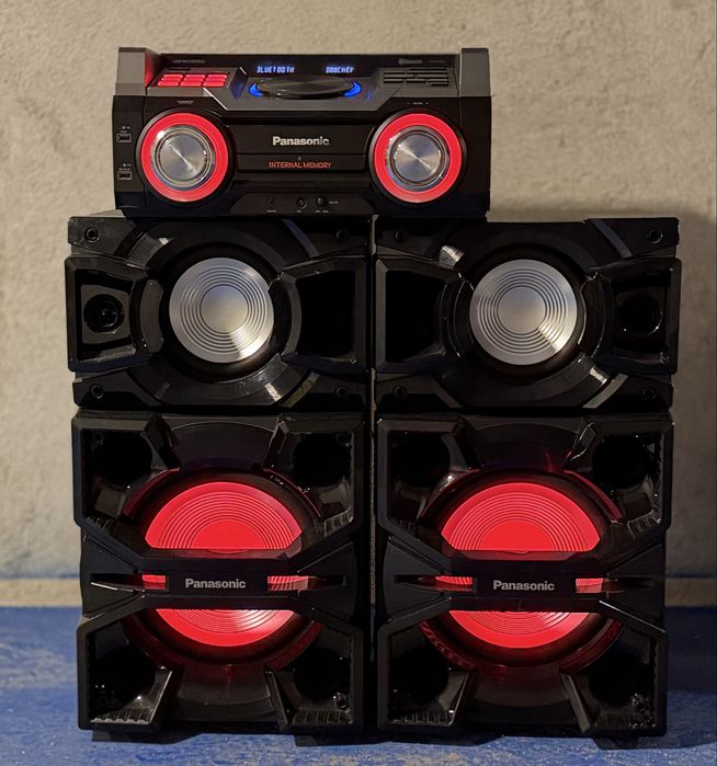Аудио система Panasonic SC-MAX4000EK, CD плеър, FM тунер, Bluetooth, NFC, 2400W