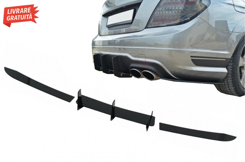 Extensie Difuzor Bara Spate Mercedes C-Class W204 C204 Limousine Coupe