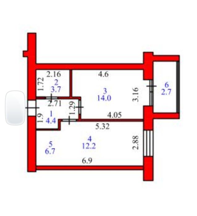 Евро-2 ком квартира ЖК Park Residence