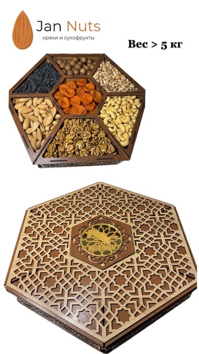 Подарочный набор, сухофрукты, бокс, набор, тарелка, quruq mehalar